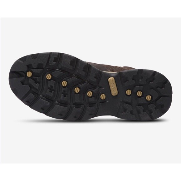 Timberland Women’s 9.5 White Ledge Mid Leather Hiking Waterproof Brown NIB - Picture 7 of 9